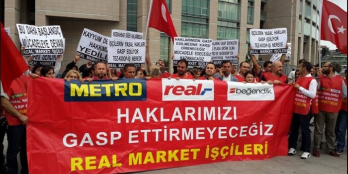 Real Market işçileri: Hak mücadelesi 27 aydır sürüyor