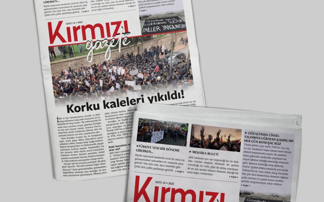 KIRMIZI GAZETE 14. SAYI ÇIKTI!..